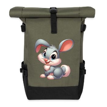 Rabbit 11 - Roll Top Backpack - olive/black - Front