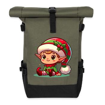 Elf 3 - Roll Top Backpack - olive/black - Front