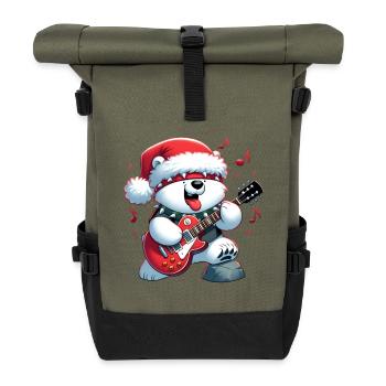 polar bear 7 - Sac à dos roll top - olive/noir - Devant