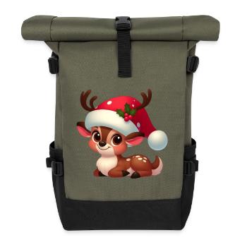 Rudolph 5 - Roll Top Backpack - olive/black - Front