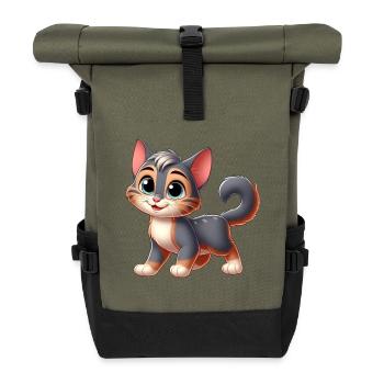 Kurzhaar 2 - Rolltop Rucksack - Olive/Schwarz - Vorne
