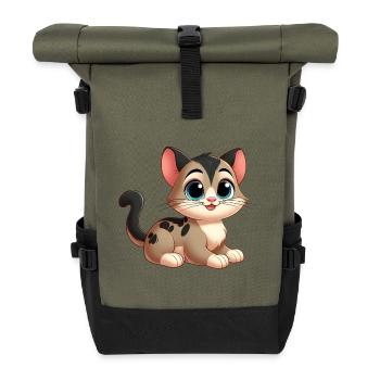 Kurzhaar 3 - Rolltop Rucksack - Olive/Schwarz - Vorne