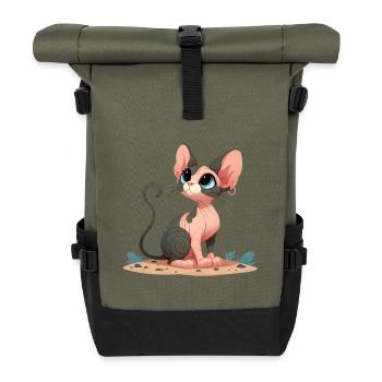 Sphynx 3 - Rolltop Rucksack - Olive/Schwarz - Vorne