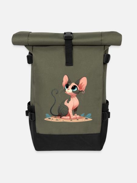 Sphynx 3 - Rolltop Rucksack - Olive/Schwarz
