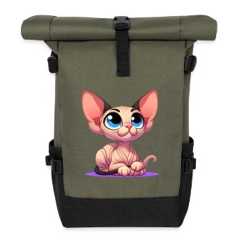 Sphynx 2 - Rolltop Rucksack - Olive/Schwarz - Vorne