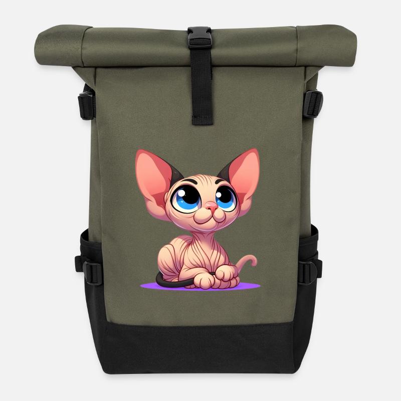 Sphynx 2 - Rolltop Rucksack - Olive/Schwarz