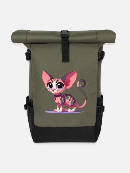 Sphynx - Rolltop Rucksack - Olive/Schwarz