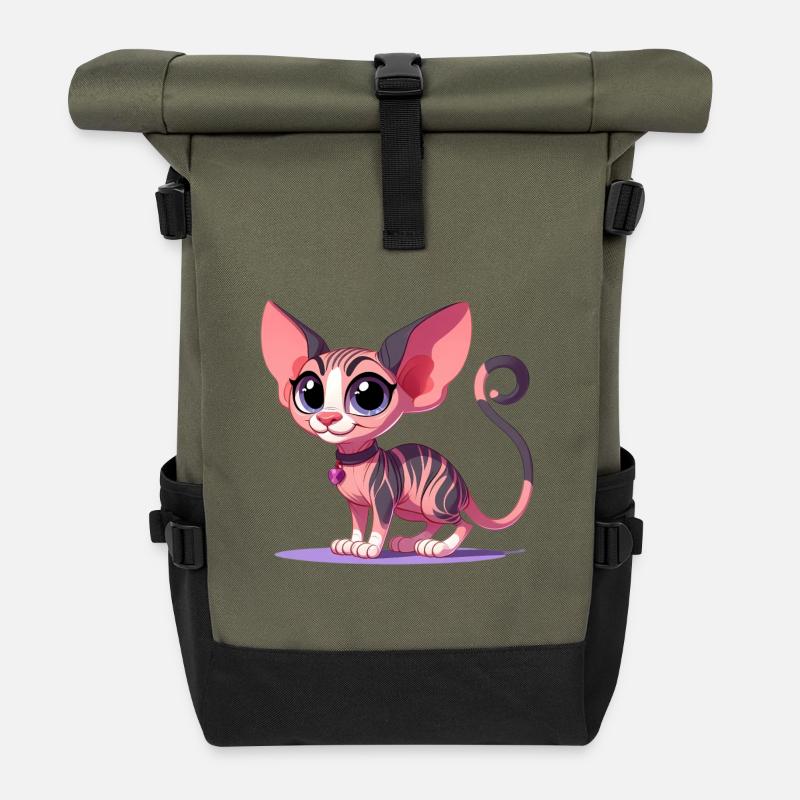 Sphynx - Rolltop Rucksack - Olive/Schwarz