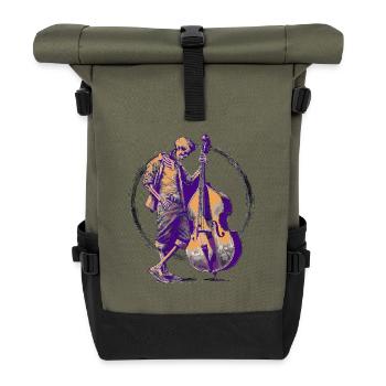 Contrabass Flatguy - Rolltop Rucksack - Olive/Schwarz - Vorne