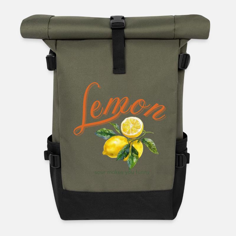 Lemon - Rolltop Rucksack - Olive/Schwarz