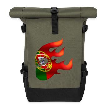 Drapeau du Portugal - Portugal - Ninja - Sac à dos roll top - olive/noir - Devant