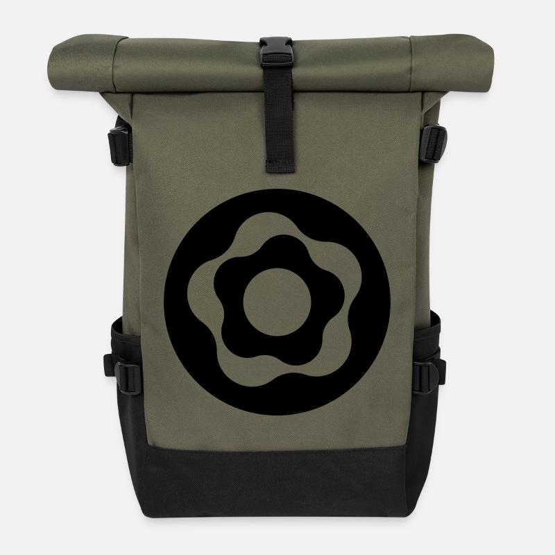Beignet - Sac à dos roll top - olive/noir