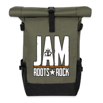 Jamaica Roots Rock Design - Sac à dos roll top - olive/noir - Devant