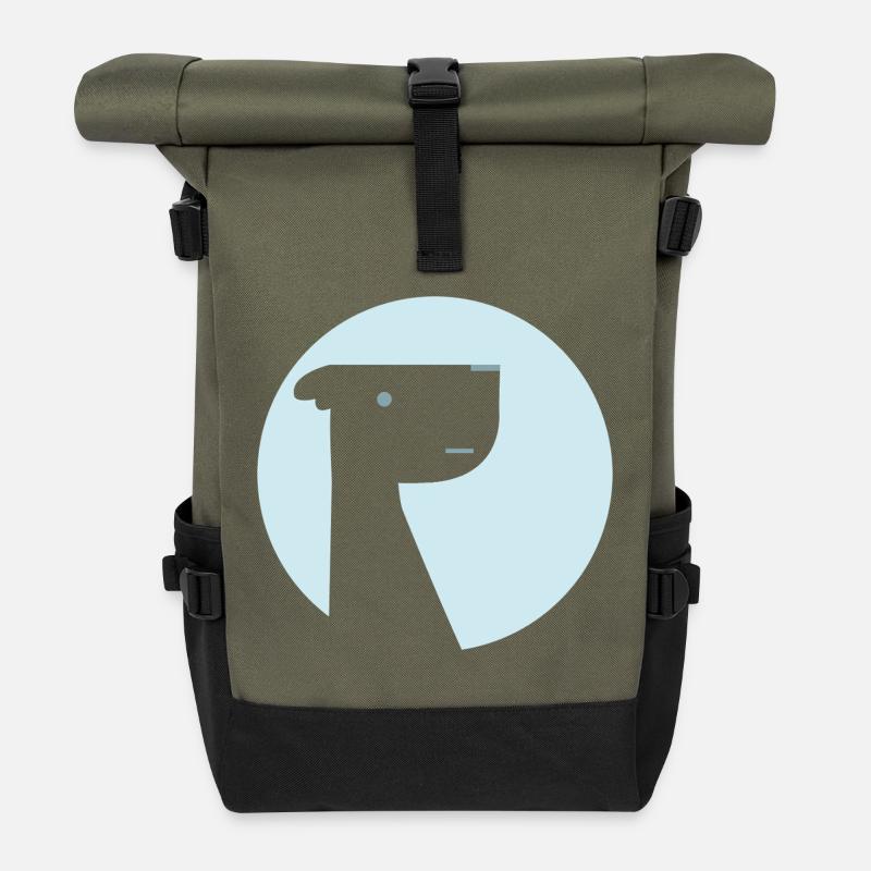 Zours - Rolltop Rucksack - Olive/Schwarz