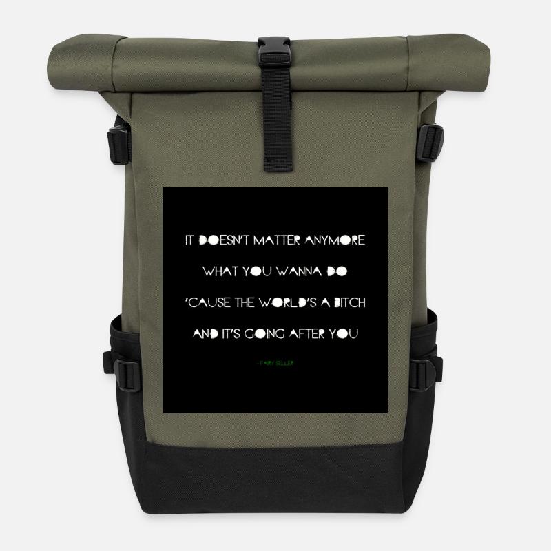 Welthund - Rolltop Rucksack - Olive/Schwarz