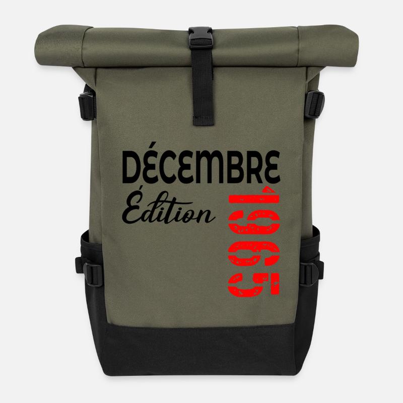 Jubiläumsausgabe Dezember 1965 - Rolltop Rucksack - Olive/Schwarz