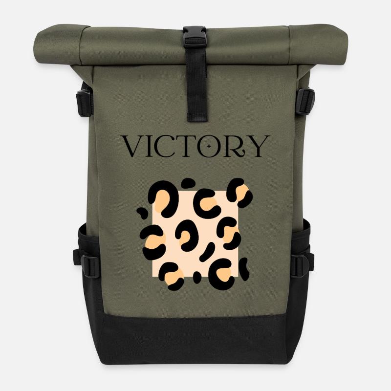 Sieg - Rolltop Rucksack - Olive/Schwarz