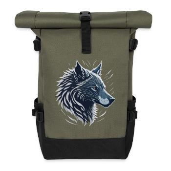 Blue Wolf - Rolltop Rucksack - Olive/Schwarz - Vorne