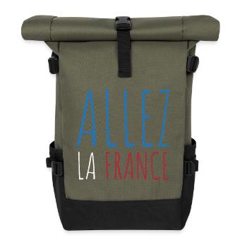 Allez la France Football - Sac à dos roll top - olive/noir - Devant