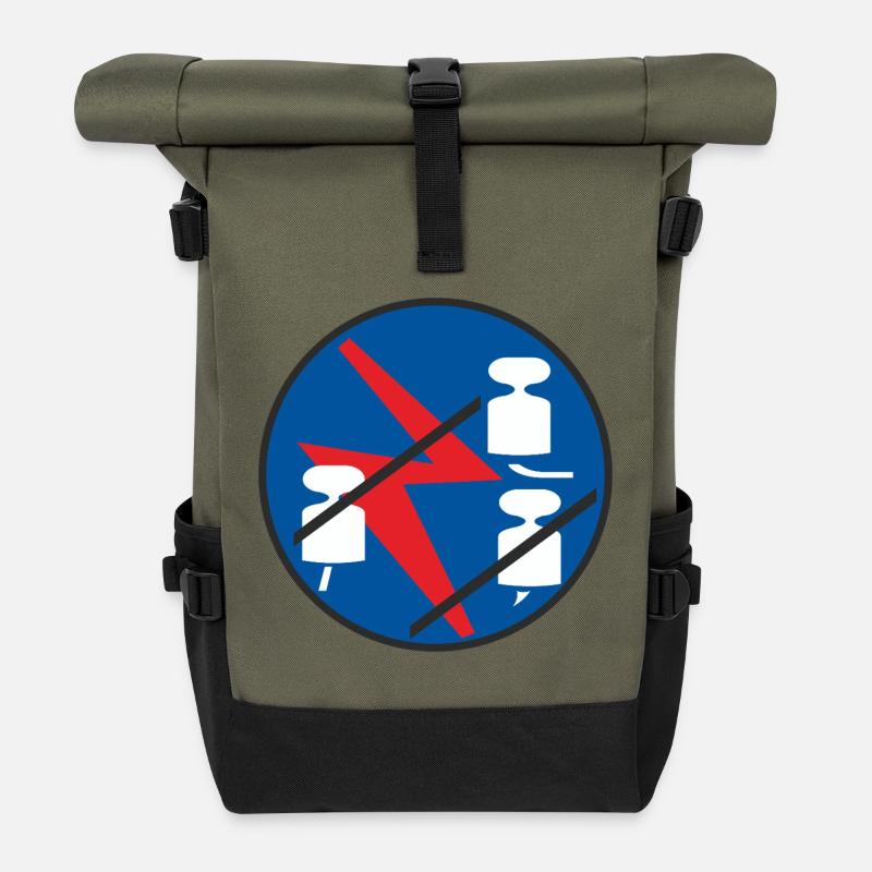 50520_Elektriker - Rolltop Rucksack - Olive/Schwarz