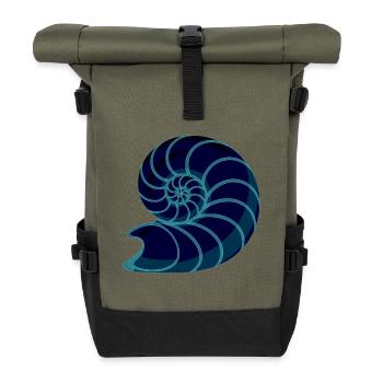 Bunte, Prehistoric - Roll Top Backpack - olive/black - Front