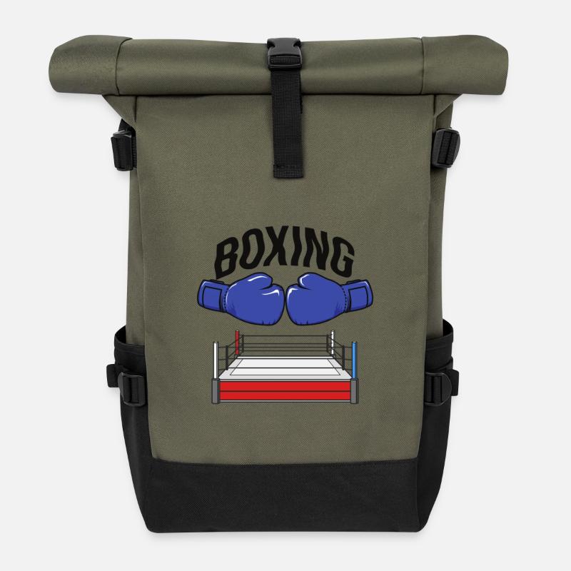 Boxen - Rolltop Rucksack - Olive/Schwarz