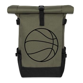 Basket-ball - Sac à dos roll top - olive/noir - Devant