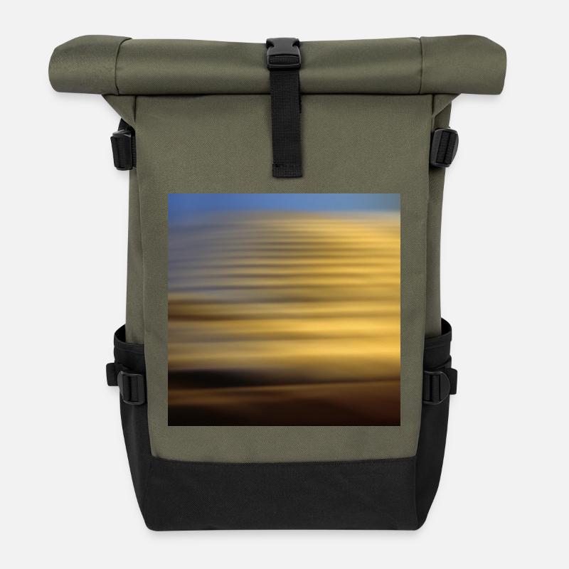 Aineo - Rolltop Rucksack - Olive/Schwarz