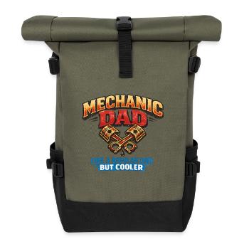 Père mécanicien : Meilleur que les autres mécaniciens automobiles - Sac à dos roll top - olive/noir - Devant