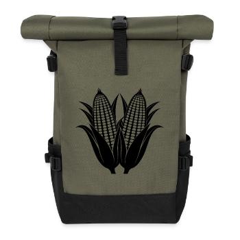Corns - Roll Top Backpack - olive/black - Front