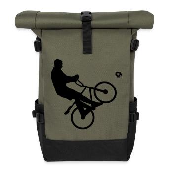 Cycle ball - Sac à dos roll top - olive/noir - Devant