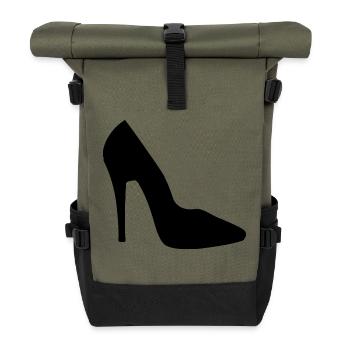 shoes highheels schoes flipflops boots boots stiefel68 - Roll Top Backpack - olive/black - Front