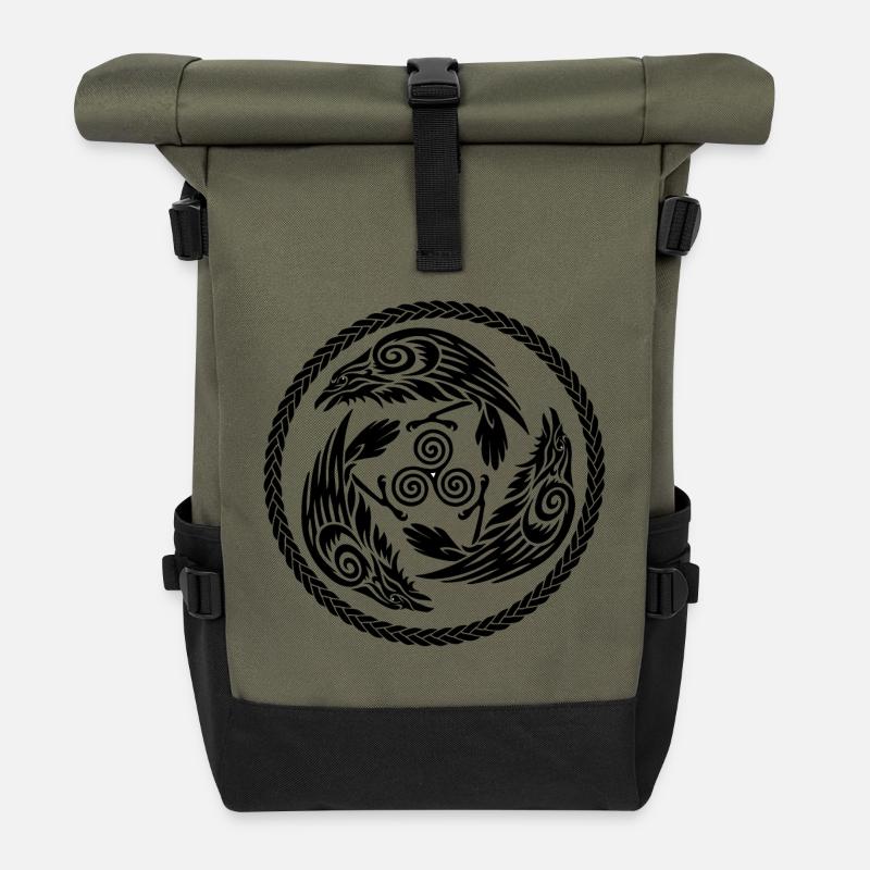 Morrigan - Rolltop Rucksack - Olive/Schwarz