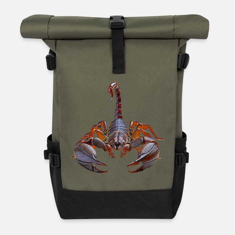 Scorpion - Sac à dos roll top - olive/noir