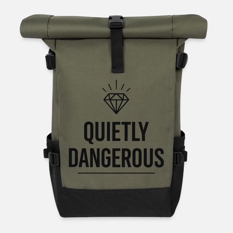 Quiet DNGR - Rolltop Rucksack - Olive/Schwarz
