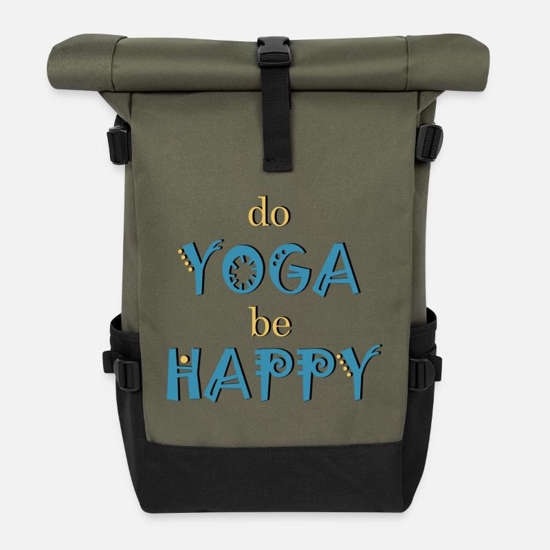 Yoga - Rolltop Rucksack - Olive/Schwarz