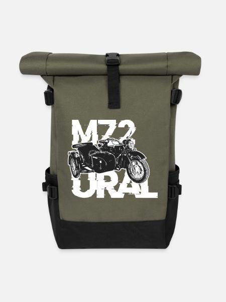 Ural M72 - Rolltop Rucksack - Olive/Schwarz