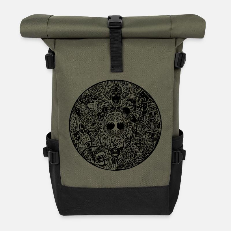 Viking Valkyrie Valkyrie - Sac à dos roll top - olive/noir