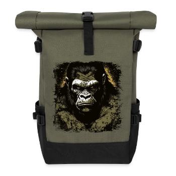 Gorilla - Rolltop Rucksack - Olive/Schwarz - Vorne