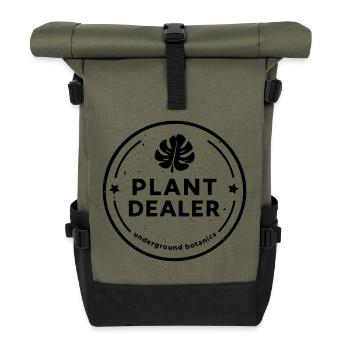 Plant Dealer - Roll Top Backpack - olive/black - Front