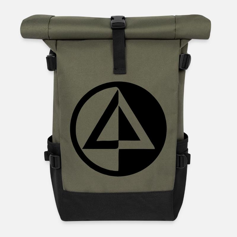Simple Life - Rolltop Rucksack - Olive/Schwarz