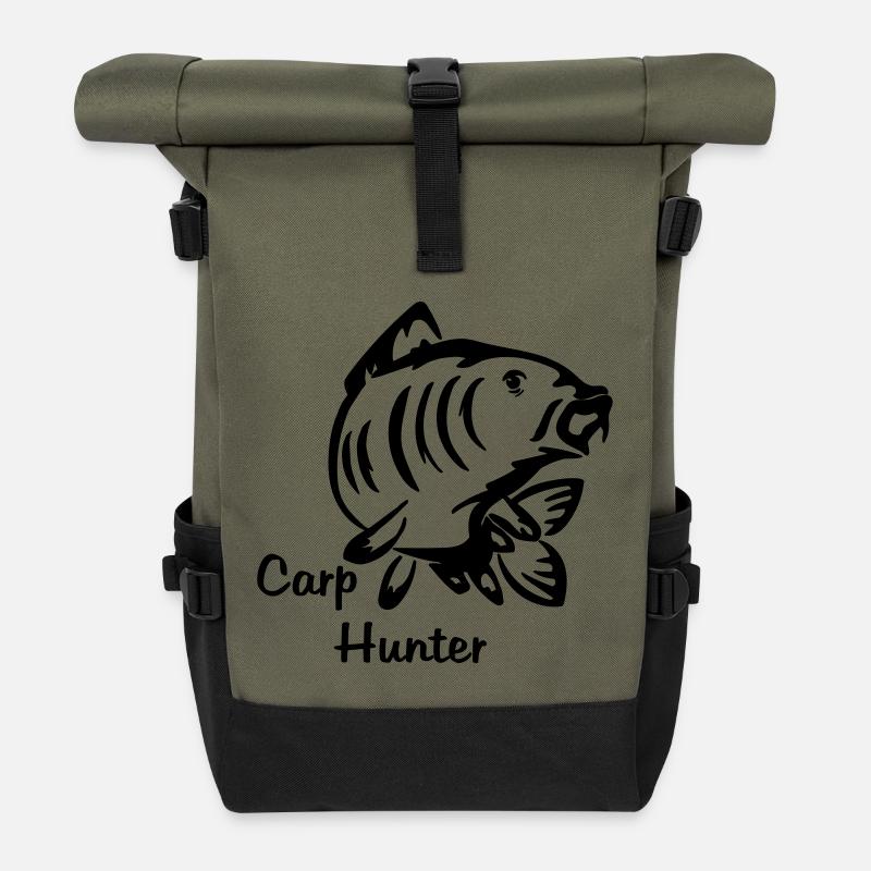 Carpe Hunter - Sac à dos roll top - olive/noir