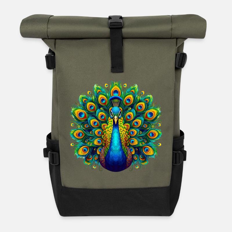 Pfau - Rolltop Rucksack - Olive/Schwarz