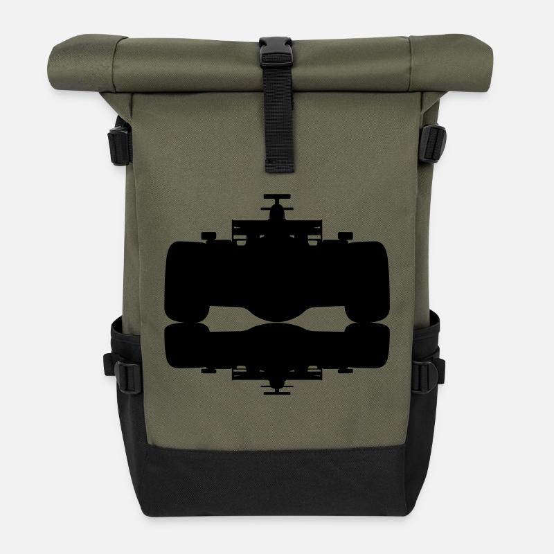 F1 # 2 - Rolltop Rucksack - Olive/Schwarz
