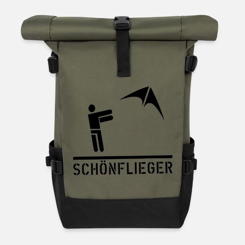 Schönflieger - Rolltop Rucksack - Olive/Schwarz