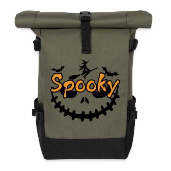 Spooky - Rolltop Rucksack - Olive/Schwarz - Vorne
