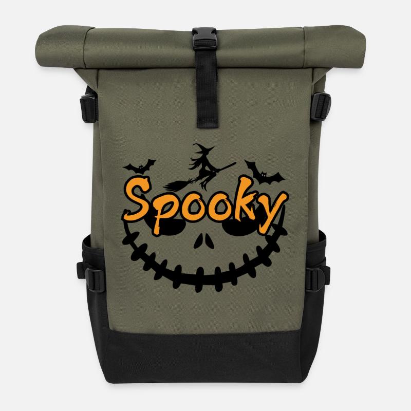 Spooky - Rolltop Rucksack - Olive/Schwarz