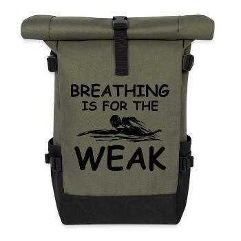 Swimming Water Sports - Roll Top Backpack - olive/black - Front