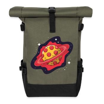 Pepperoni Planet - Roll Top Backpack - olive/black - Front
