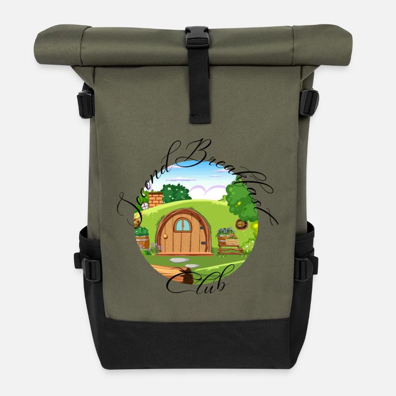 Second Breakfast - Rolltop Rucksack - Olive/Schwarz